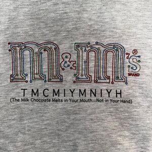 Vintage M&M’s Embroidered Sweatshirt – Size XL